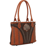 Indian Chief Croc Print Tote