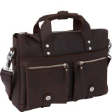 15" TREKKER CLassic Leather Brief