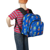 Olive Kids Robots Pack 'n Snack Backpack