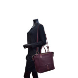 Buffalo Leather Work Tote Bag