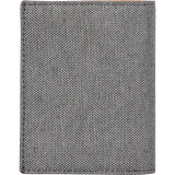 Recycled Twill and Leather International Combi Wallet
