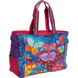 Cats with Butterflies Oversized Tote