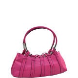 Dual Ring Strap Shoulder Bag