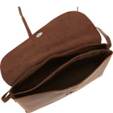 Cowhide Leather Slim Shoulder Bag