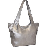Crackle Zipper Tote