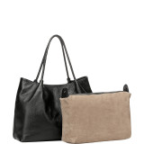 Nicole Leather Tote Shoulder Handbag