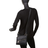 Multi-Zippered Messenger Crossbody