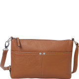RFID Heritage Classic Pebble E/W Crossbody