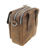 Leather Crossbody Waist Bag
