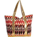 Glitter Tribal Tote