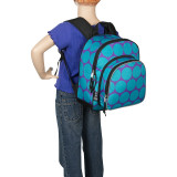 Big Dots Aqua Pack 'n Snack Backpack