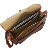 Wide Laptop Messenger and Brief Bag