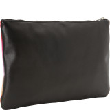 Sunset By The Beach Scene Top Zip Clutch