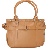 Leather Medium Tote with Detachable Strap