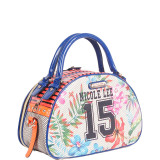 Numeric 15 Print Bowler Bag