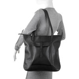 Soft Vachetta Leather Top Zip Tote