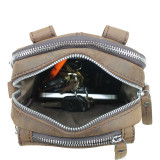 Leather Crossbody Waist Bag