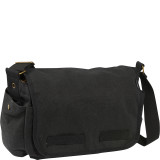 Large Cotton Canvas Messenger Bag