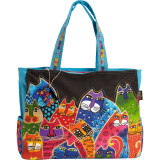 Whiskered Family Oversized Tote