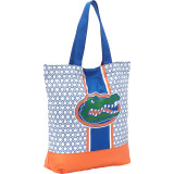 University Of Florida Patterned Hexagon Canvas Tote Bag