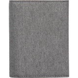 Recycled Twill and Leather International Combi Wallet