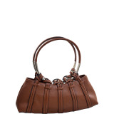 Dual Ring Strap Shoulder Bag