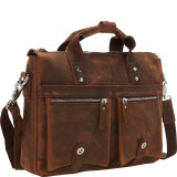 15" TREKKER CLassic Leather Brief