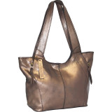 Crackle Zipper Tote