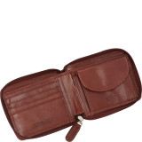 RFID Secure Mens Zippered Wallet