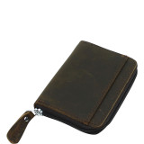 Leather Zippered Wallet