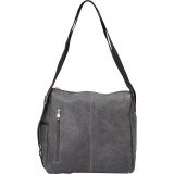 Top-Zip Shoulder Bag