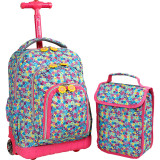 Lollipop Kids Rolling Backpack with Lunch Bag (Kids ages 3-7)