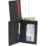 Royce Leather Double ID Flip Credit Card Wallet
