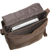 Distressed Leather 17" Laptop Messenger
