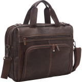 Out Of The Bag - Colombian Leather Expandable Computer Case