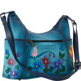 Hand Painted Large Shoulder Hobo