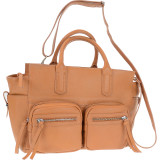 Genuine Leather Double Handle Tote