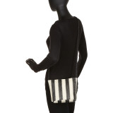 Paper Straw Stripe Crossbody