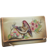 Hand Painted Three Fold Clutch
