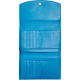 Compact Leather Flap Wallet