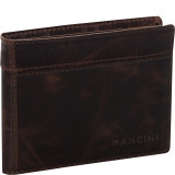 Outback Collection: Men's Large Classic Billfold Wallet with Removable Passcase