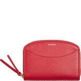 Leather Zipper Coin Wallet