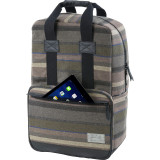 Convertible Woven Stripe Backpack
