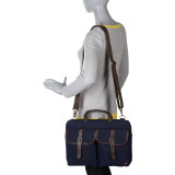 Waxed Knickerbocker Laptop Bag (15")