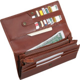 Large Multi Comp Clutch Wallet