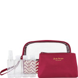 Contour 6 Piece Cosmetic Bag with Travel Bottle Set