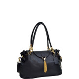 Loop Through Shoulder Bag with Tassel Accent