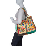 Rosalie Canvas/Leather Tote