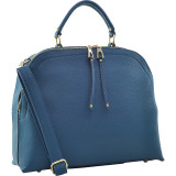 Buffalo Faux Leather Dome Satchel