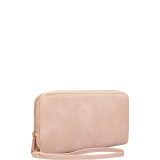 Zip Around Emblem Wallet